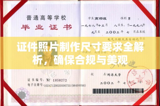 白玉证件照片制作尺寸要求全解析，确保合规与美观